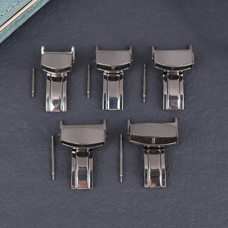 14Mm Carabiner Stainless Steel Butterfly Deployment Watch Buckle 16Mm 18Mm 20Mm 22Mm Strap Clasps Folding Buckles Button Clasp