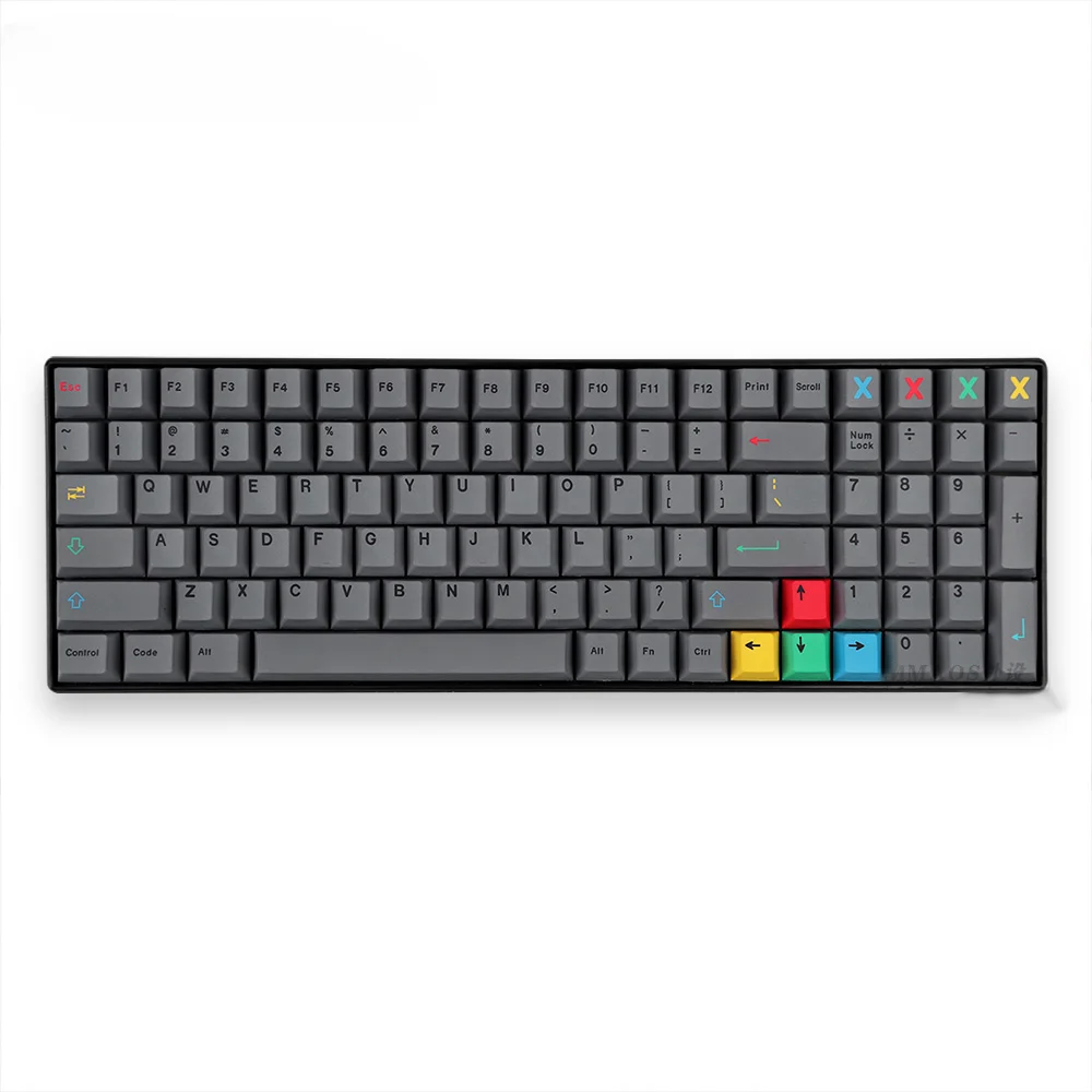 

GMK Dualshot Theme 129 Keys PBT DYE-SUB Cherry Profile Keycaps For Mechanical Gaming Keyboard Grey Series Key Caps