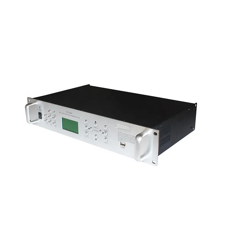 Broadcasting Host Equipment PC-2000 Intelligent Central Control Host for PA System