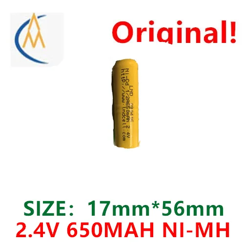 buy more will cheap Durable 2.4V1/2A650MAH nickel hydrogen rechargeable battery with solder pads, one-year replacement guarantee