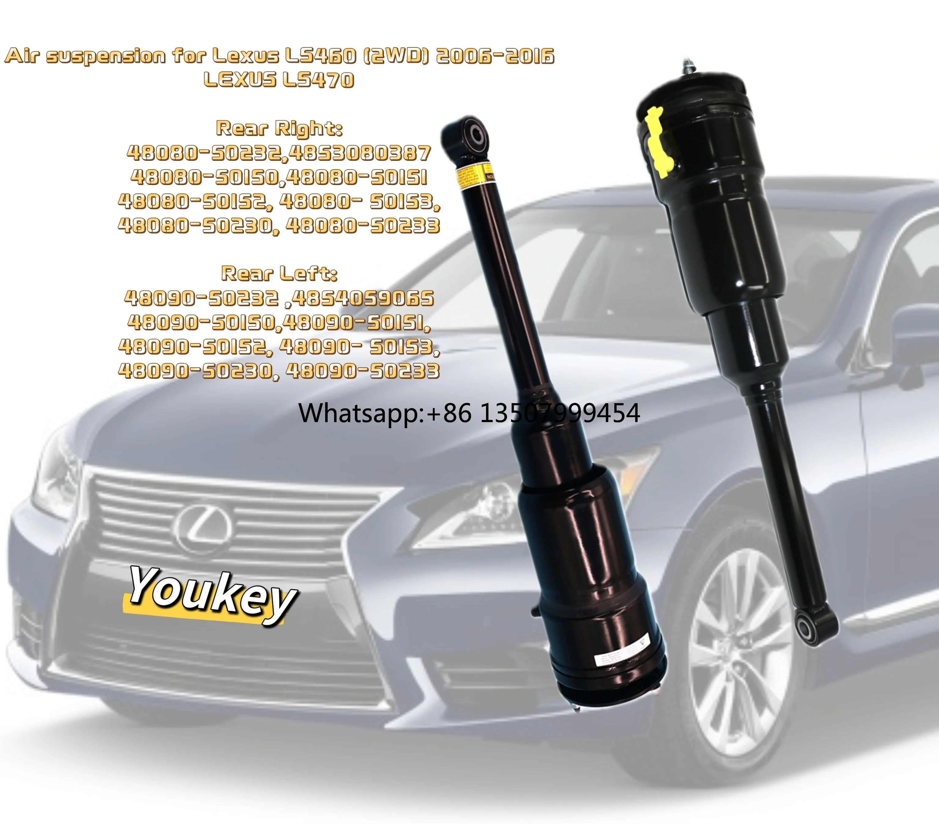

High-quality Air Suspension Shock Absorbers for Lexus LS460 LS470 LS600 2006-2016 48090-50232