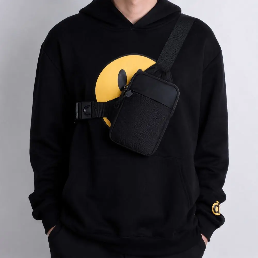 Large Capacity Crossbody Chest Bag Casual Design Adjustable Strap Sports Crossbody Bag Durable Material Large Capacity Chest Bag
