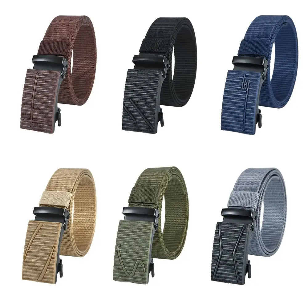 Pasek zewnętrzny Pasek męski Klamra ze stopu Oddychające elastyczne paski dla mężczyzn Kowbojski designerski pasek Pas biodrowy