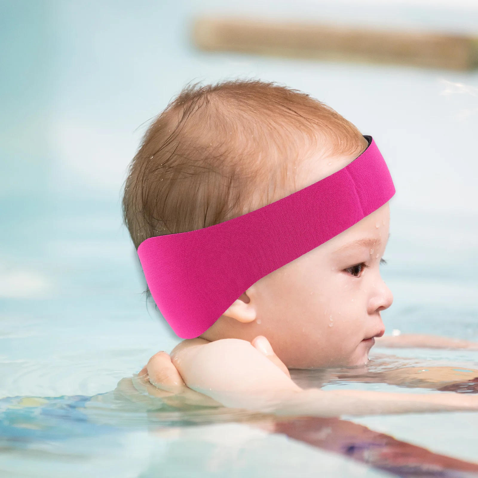 عصابة رأس للسباحة للأذنين من قماش سكوبا مقاومة للماء وخفيفة الوزن رائعة للأنشطة الرياضية على شاطئ البحيرة