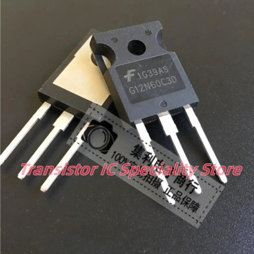 5PCS-10PCS  G12N60C3D HGTG12N60C3D  IGBT TO-247 600V 24A  Imported  Original  Best Quality