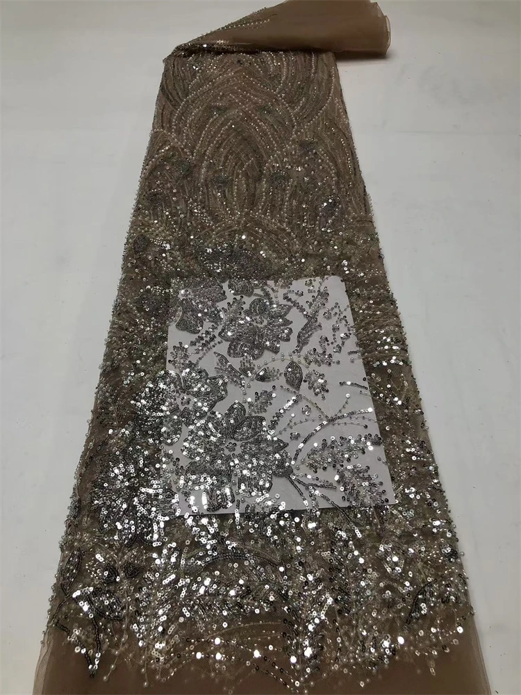 아프리카 프랑스어 메쉬 레이스 원단 2025 여성을위한 고품질 나이지리아 아프리카 Tulle 네트 레이스 원단 이브닝 파티 드레스