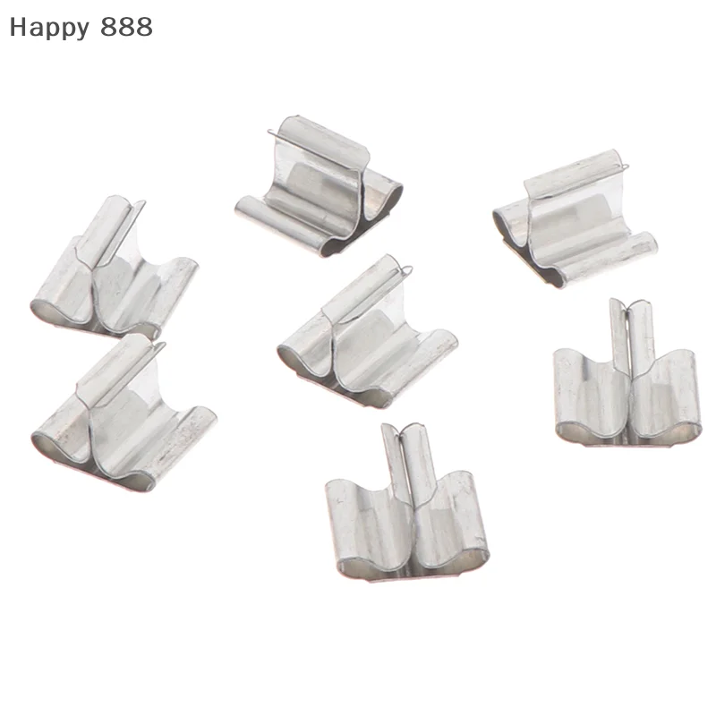 50 Pcs Wooden Candle Wick Base Clips With Iron Supports – DIY Candle Making Wick Holder Stand Kit