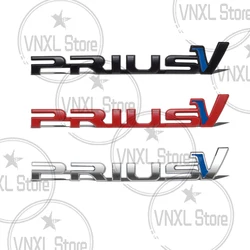 Auto-Styling Voor PRIUS V Brief 3D Metalen Stickers GR Sport ZVW30 60 Hybrid MPV Kofferbak Body embleem Auto Decals Accessoires