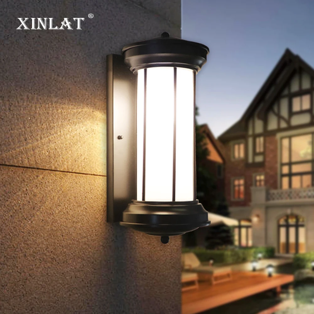 

Factory Stock European Wall Lamp Garden Small House Villa Front Doorway Light Corridor Chinese Wall Lamp Processing