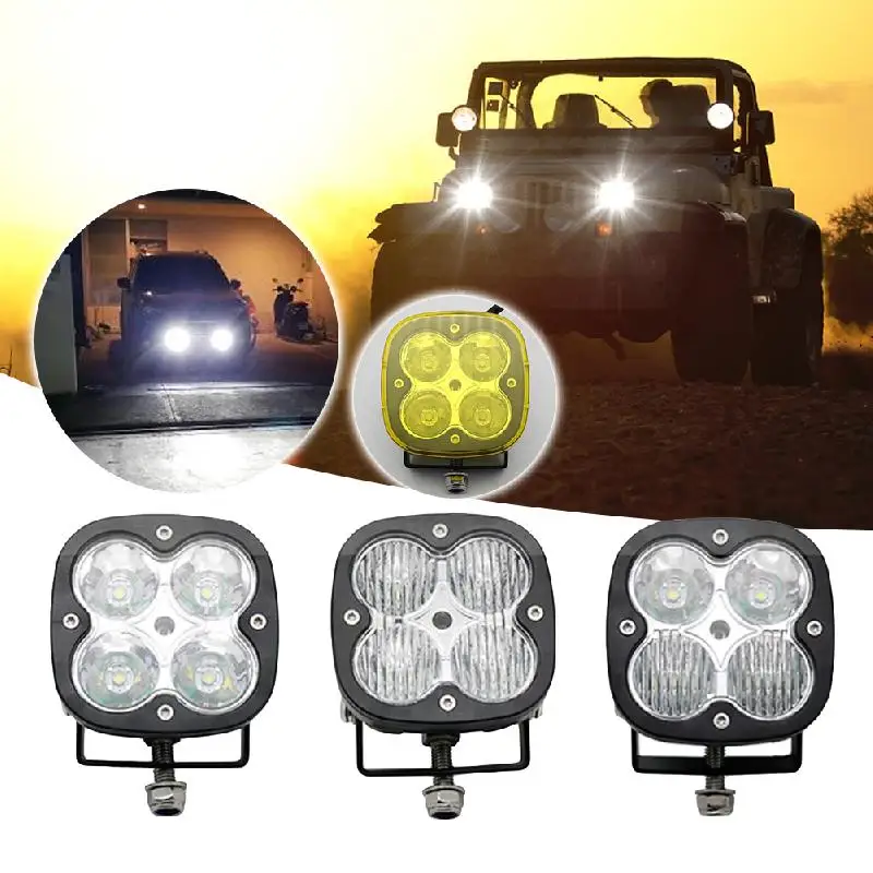 40w 2-in-1 Flood Spot Led Beam Combo Off Road Driving Led Work Lights for UTV ATV Jeep Truck Boat Car Accessories Dropshipping