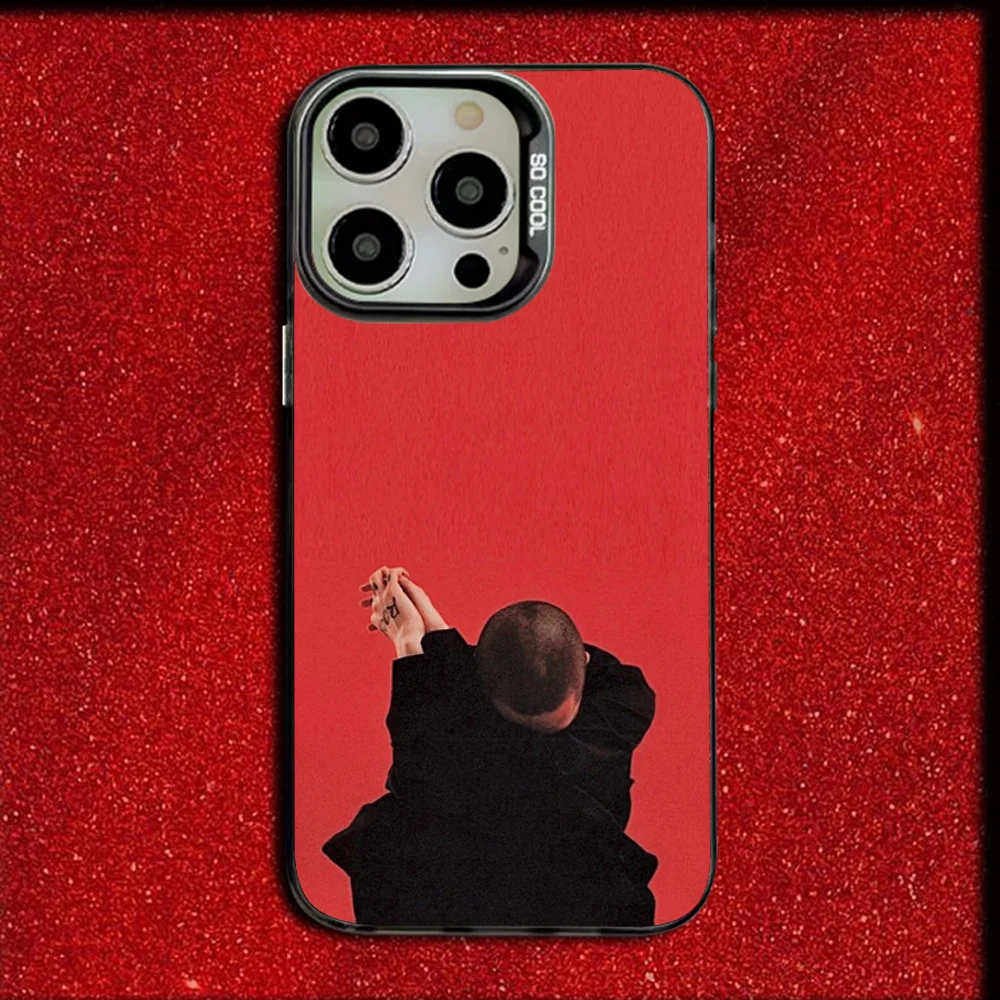 حافظة هاتف مغني الراب M-Mac Miller لهواتف iPhone 16,15,14,13,12,11,Mini,Pro,MAX Drop Matte غطاء أسود ناعم مقاوم للصدمات