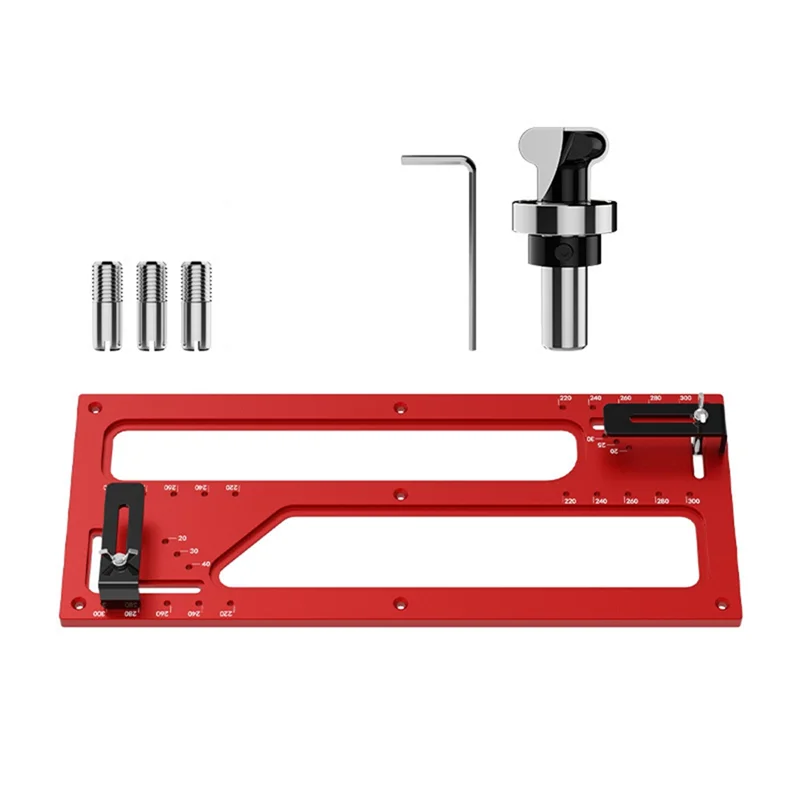 

ABJN-Embedded Handle Slotting Templat Cabinet Door Slot Positioning Tool No Handle Needed Slot Positioning Tool