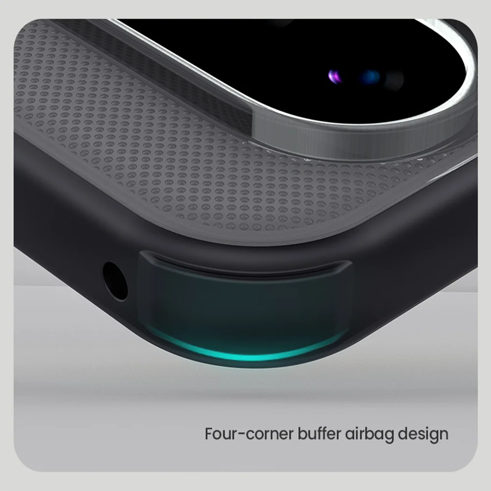 NILLKIN لهاتف Google Pixel 10 Pro XL Magsafe حافظة Frosted Shield Pro غطاء خلفي مغناطيسي للشحن اللاسلكي لهاتف Pixel 10/10 Pro