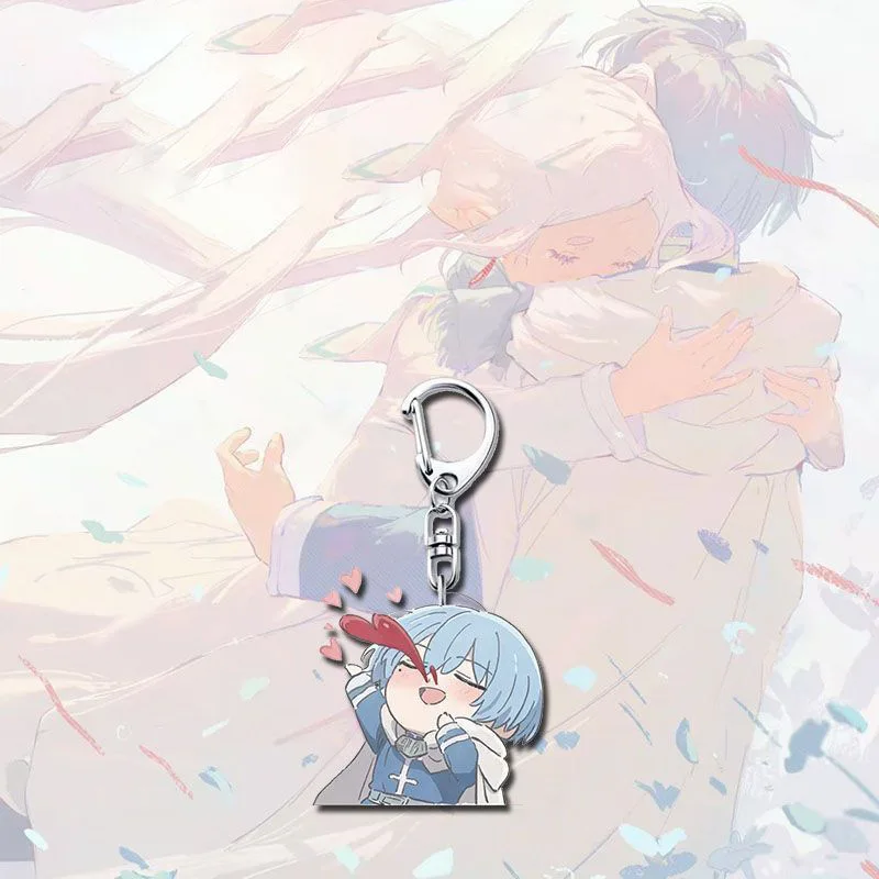 Afbeelding 6: Anime Frieren Acryl Sleutelhanger Kawaii Cosplay Sleutelhanger Sleutelhanger Tas Charm Accessoires Ornament Props Cadeau voor vrienden