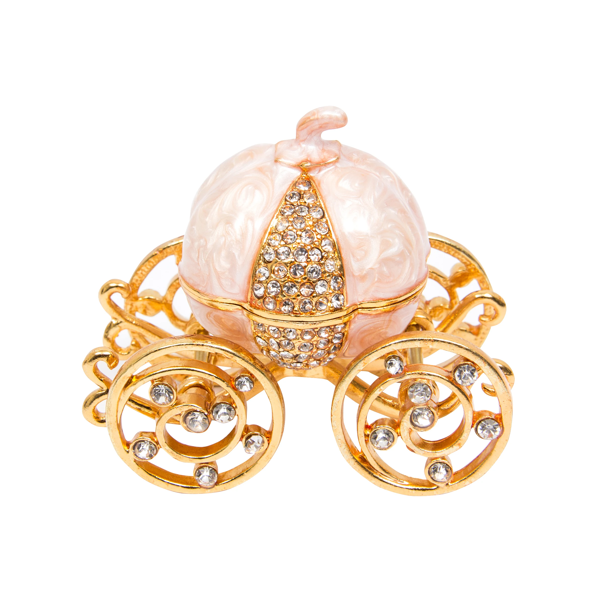 QIFU Romantic Elegant Pumpkin Carriage Gifts for Wedding Decor