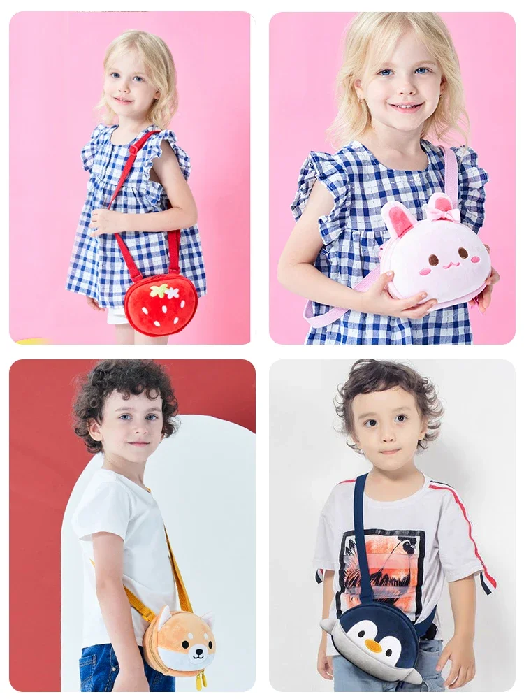 Bolso de mensajero para niños, Rana, oso, bebé, súper ligero, niños y niñas, lindo regalo