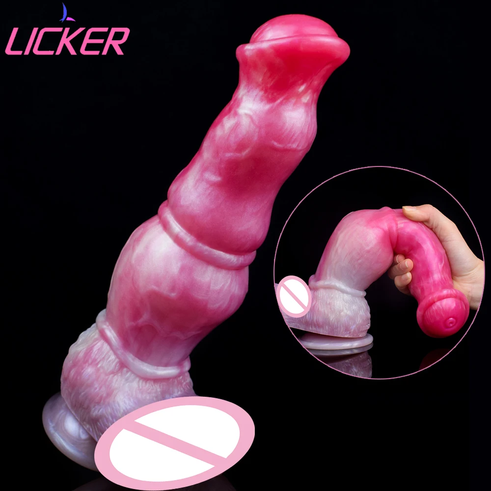 

LICKER Animal Horse Penis Vaginal Stimulation Clitoris Massager Female Masturbator Orgasm Dick Toys Sex Butt Plug Dildo Pleasure