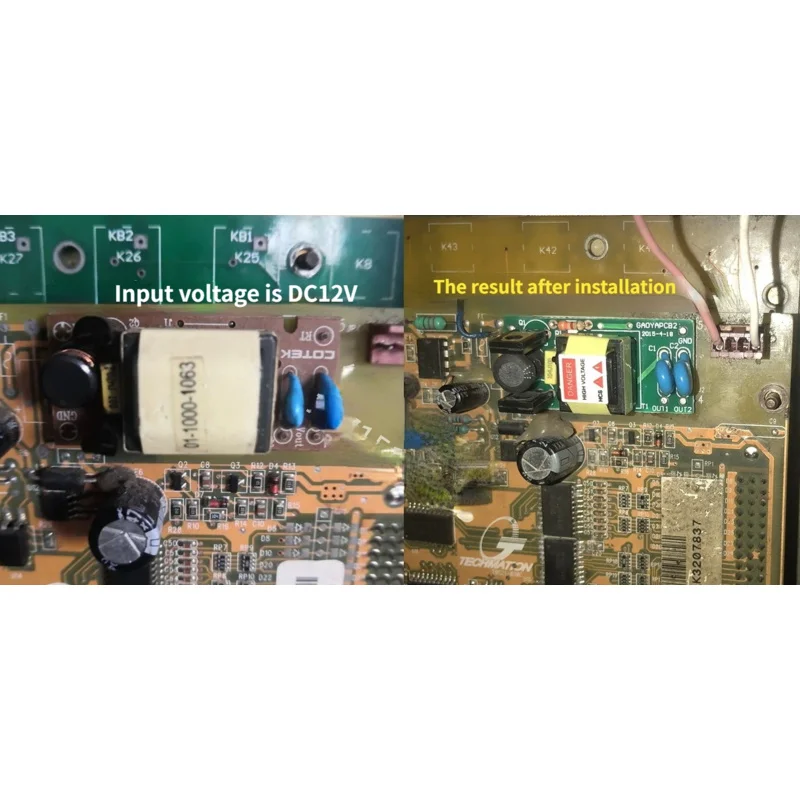 Injection Molding Machine LCD Display Tube High-pressure Strip Driver Board CCFL Tube Driver 5V/12V/24V