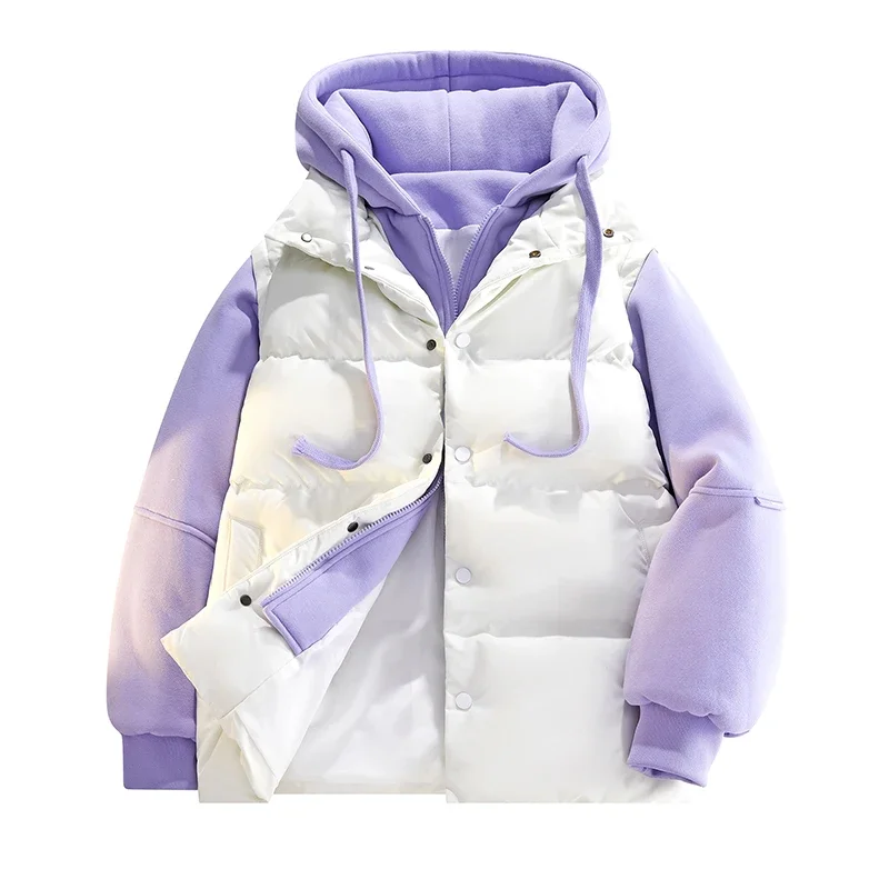 

Универсальная мужская модная новая стильная утолщенная зимняя хлопковая куртка с капюшоном, ветрозащитное теплое пальто, мужское пальто, хлопковая куртка