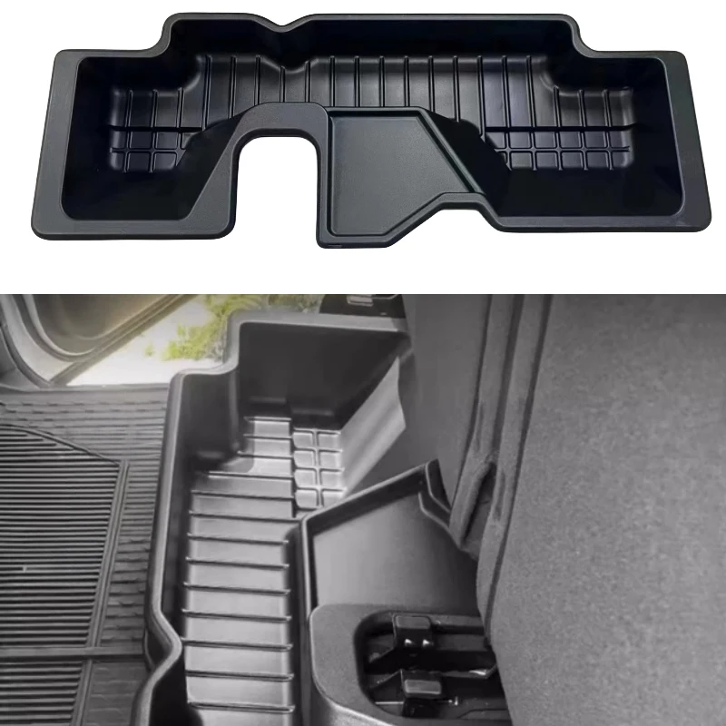 Car Storage Box Fit for Dodge Ram 1500 TRX 2022 Modified Rear Seat Storage Box Rear Seat Decoration Supplies Storage Box