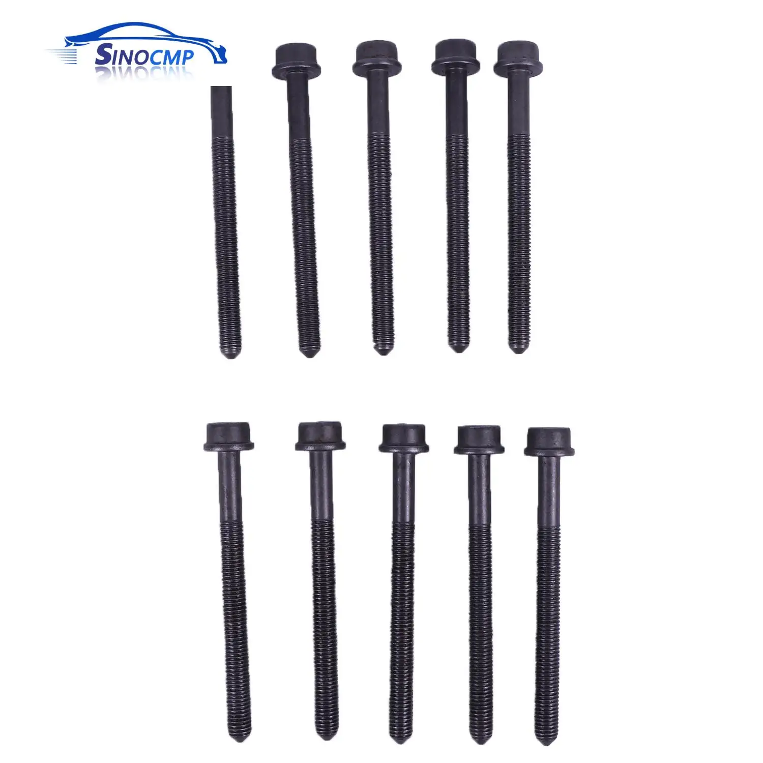 

​ 1 комплект болтов головки блока цилиндров CAEB EA888 для Audi A3 A4 A6 2011-2016 Skoda Octavia VW EOS CC Passat Scirocco GTI Tiguan 2.0TFSI