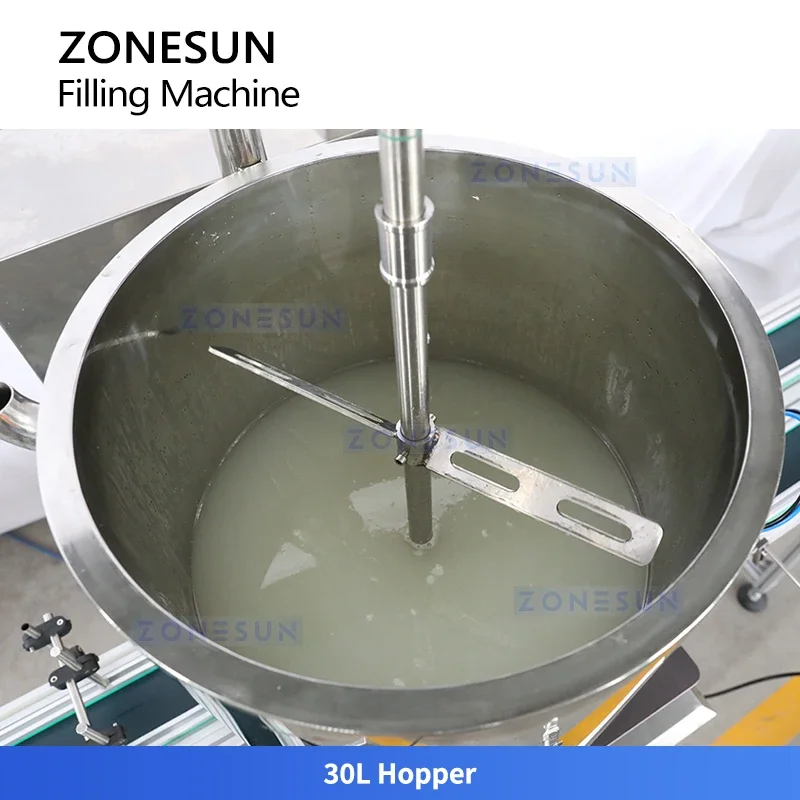 ZONESUN ZS-VTGTL2 Automatic  Gear Pump Paste Filler for Vaseline and Wax Fill Balm Solid Perfume