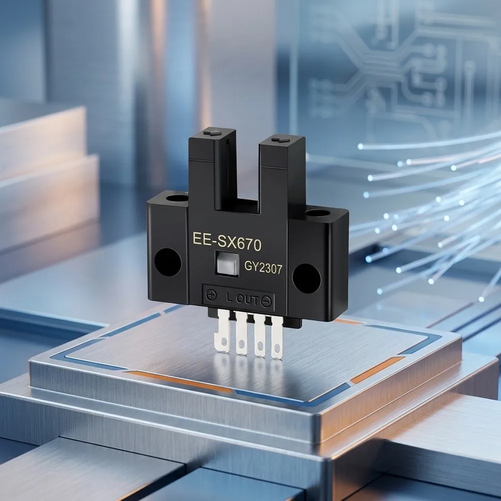 EE SX670A Series U Shaped Photoelectric Sensor NPN Output for Industrial Automation and Material Handling Systems