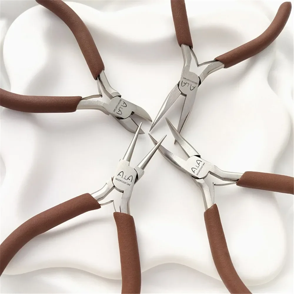 Imported Carbon Steel Hand Tools Pliers Nose Round Nose Pointed Nose Pliers Bent Nose Pliers Scissors DIY Hand-made Winding