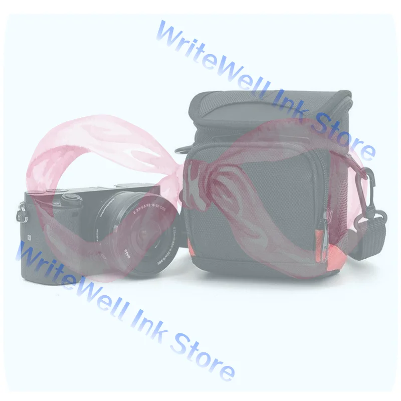 Mini Black Simplicity Waterproof SLR Camera Bag Nylon Digital Shoulder Bag Photographer Backpack Micro Camera