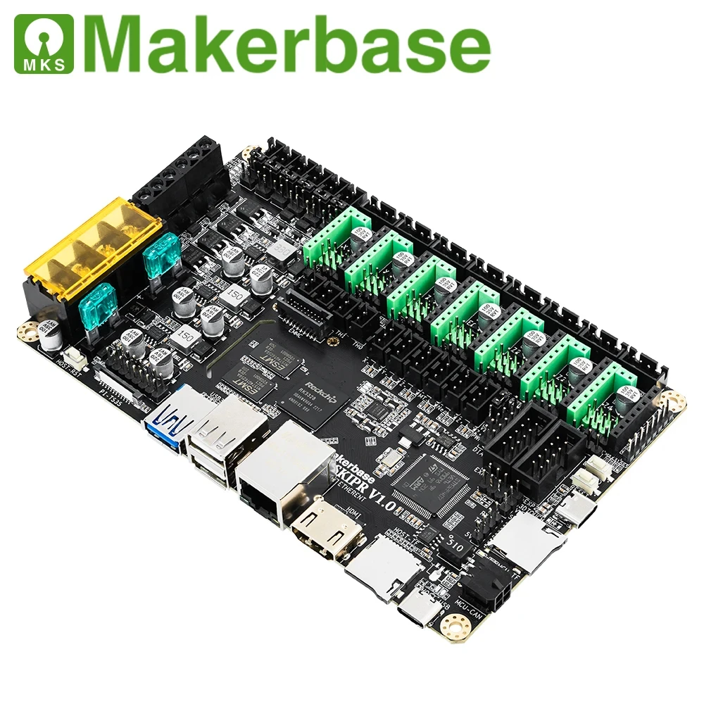 Makerbase MKS SKIPR 3D Printer Board Quad-core 64bits SOC runs Klipper&3.5/5.0 inch Screen for Voron VS Raspberry Pi Board