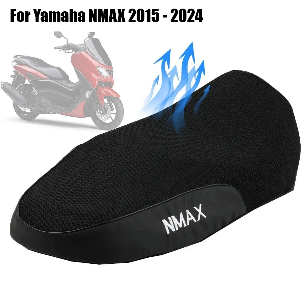 

For Yamaha NMAX 125 155 160 N-MAX 155 NMAX155 NMAX125 Mesh Seat Cushion Cover Protector Heat Insulation Seat Cover Accessories