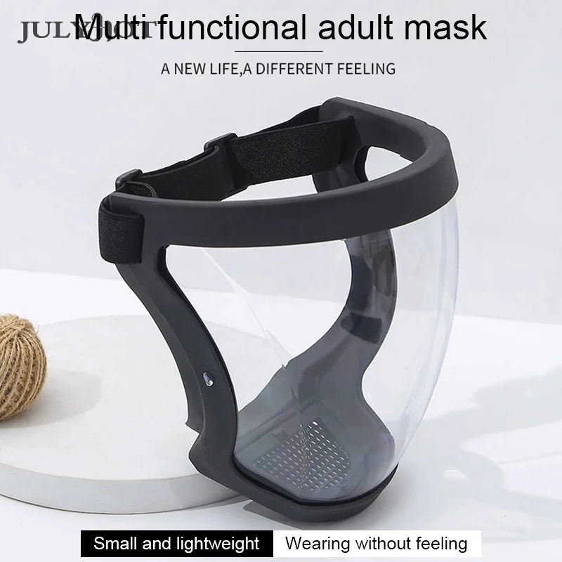 Work Protection Mask Transparent Facial Protector Face FaceMask Protective Outdoor Heating Home Kitchen Tools Full Face Mask