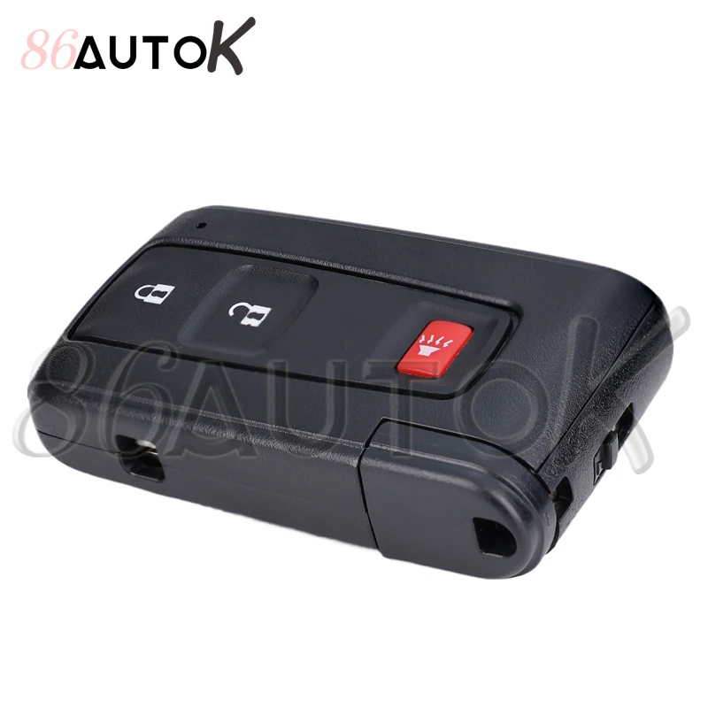 Car Key Fob Cover Case Shell for Toyota Prius 2004-2009  FCC ID: MOZB31EG Car Entry Remote Replacement with Blank Key
