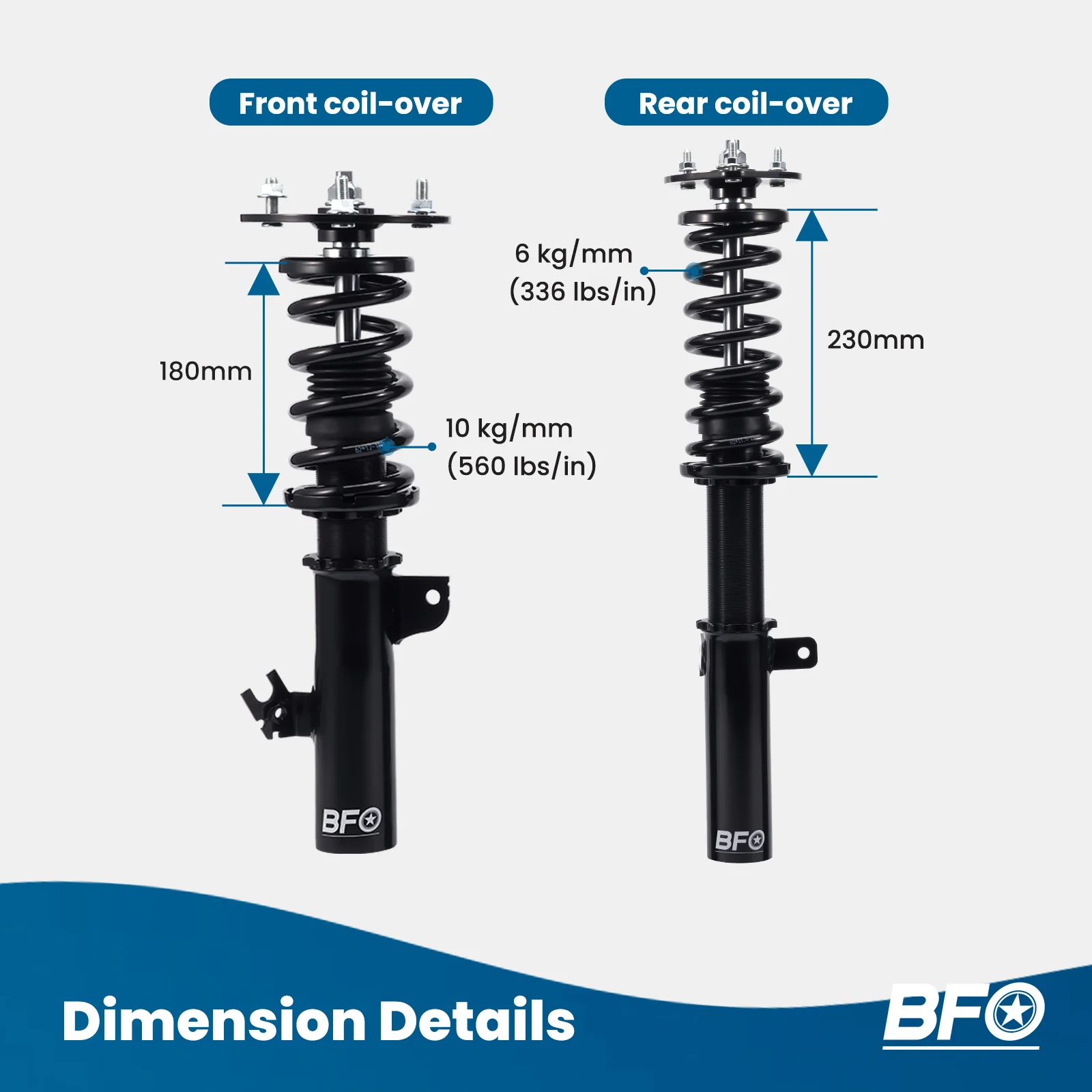 Coilovers pour Toyota Camry 1992-2001, amortisseur, ressort et bobine d'assemblage de choc, Toyota Solara 1999-2003