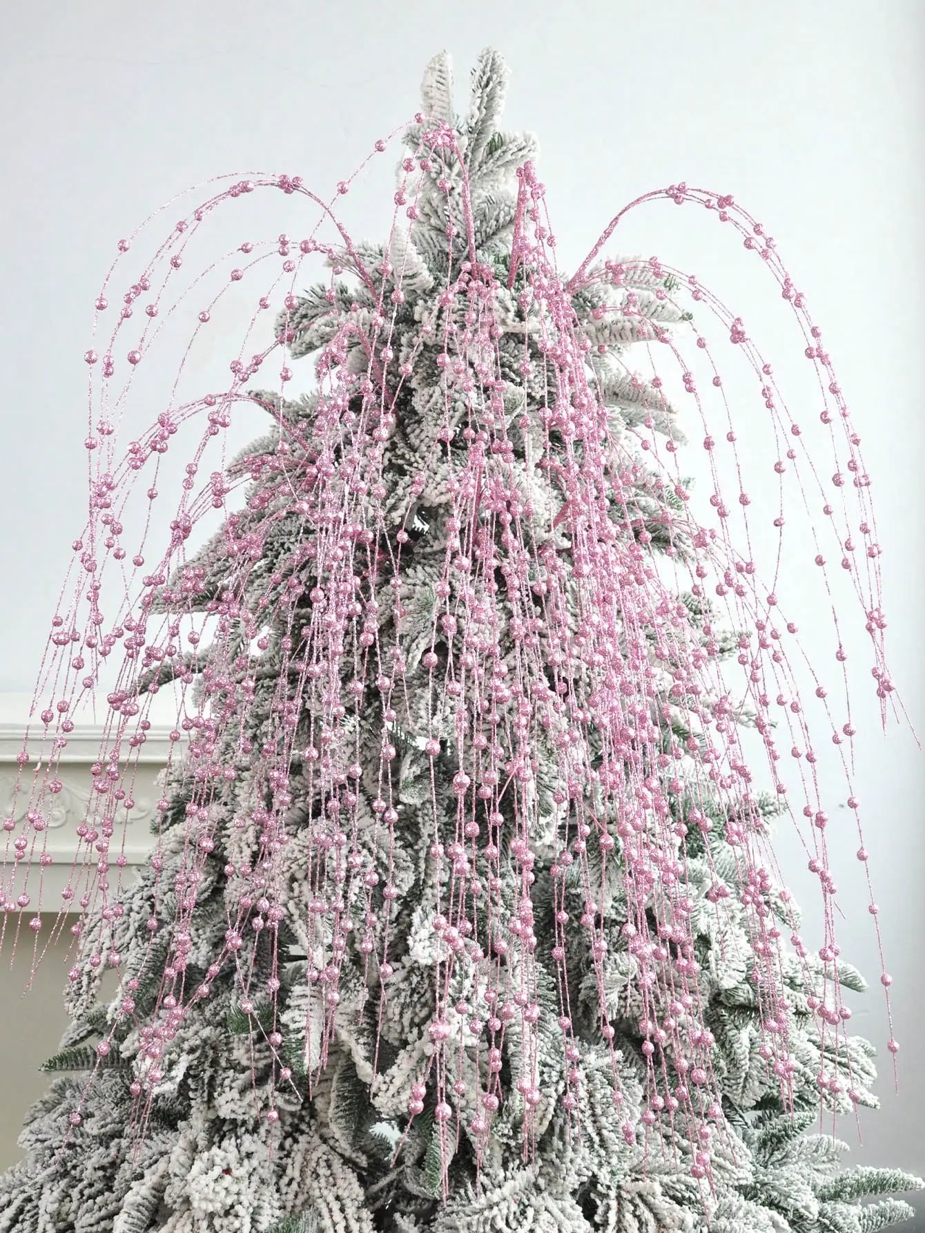 

4/8 шт. искусственные сверкающие стебли ягод-для рождественской елки/венок своими руками/камина, праздничное украшение дома