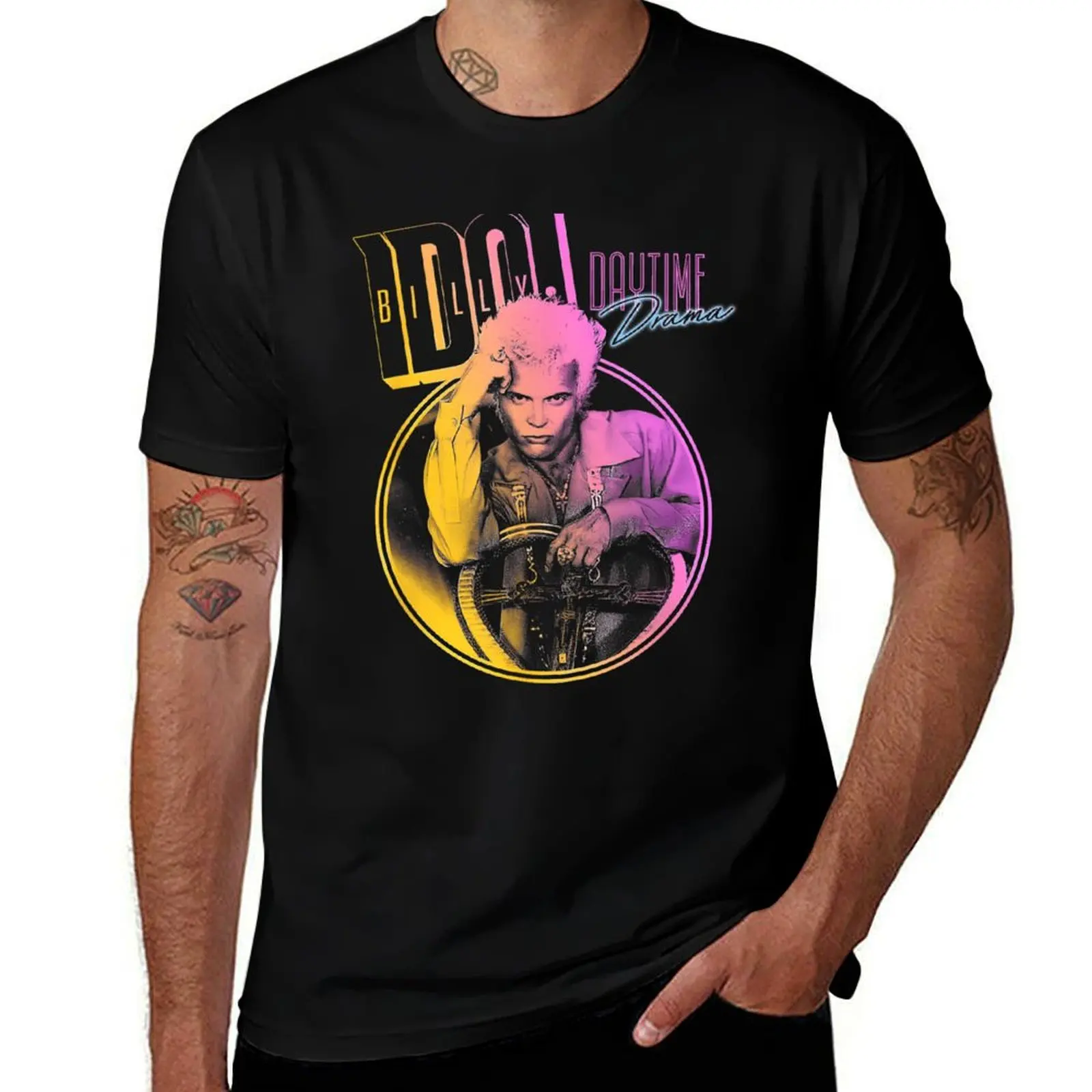 

man for printed shirt T-Shirt t Daytime Music tshirt man 100% t cotton cotton shirts