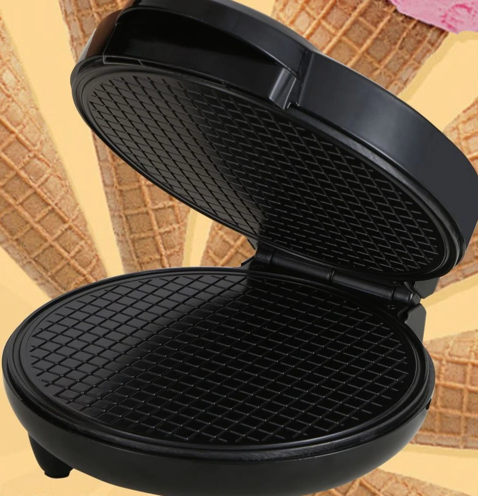 

Электрическая вафельница, 220В (ЕС), для дома, для приготовления вафельных рожков и завтраков