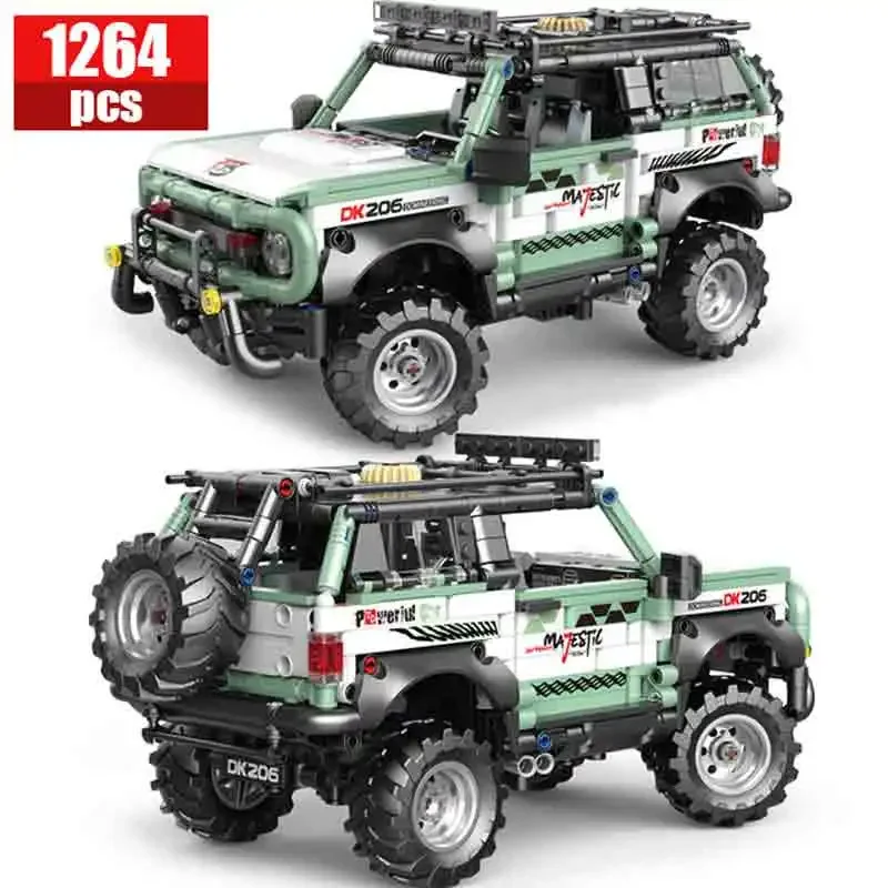 

Technical Super Cross Country Racing Sports High Tech Car Building Blocks City Speed Champions Sports SUV Bricks Boys Toys Gift