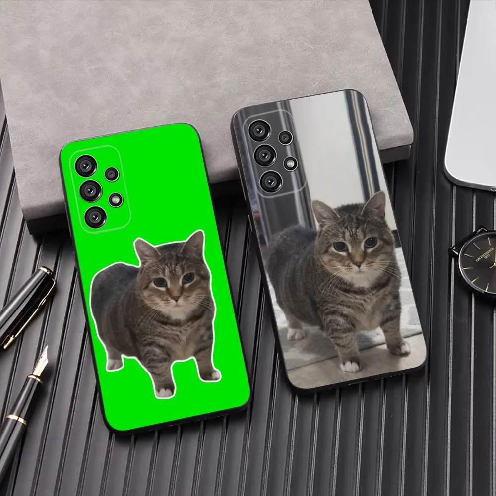 

Uia Uia Ethel Cat Phone Case For Samsung Galaxy A13,A21s,A22,A31,A32,A52,A53,A71,A80,A91 Soft Black Shell