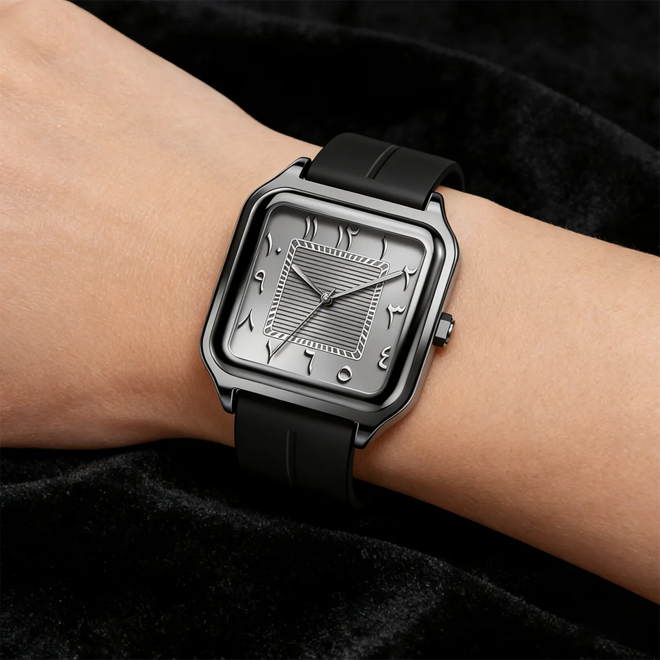 

Мужские деловые часы Sabr с арабскими цифрами, кварцевый механизм, водонепроницаемость 3 АТМ, силиконовый ремешок, магнитная застежка, корпус из сплава