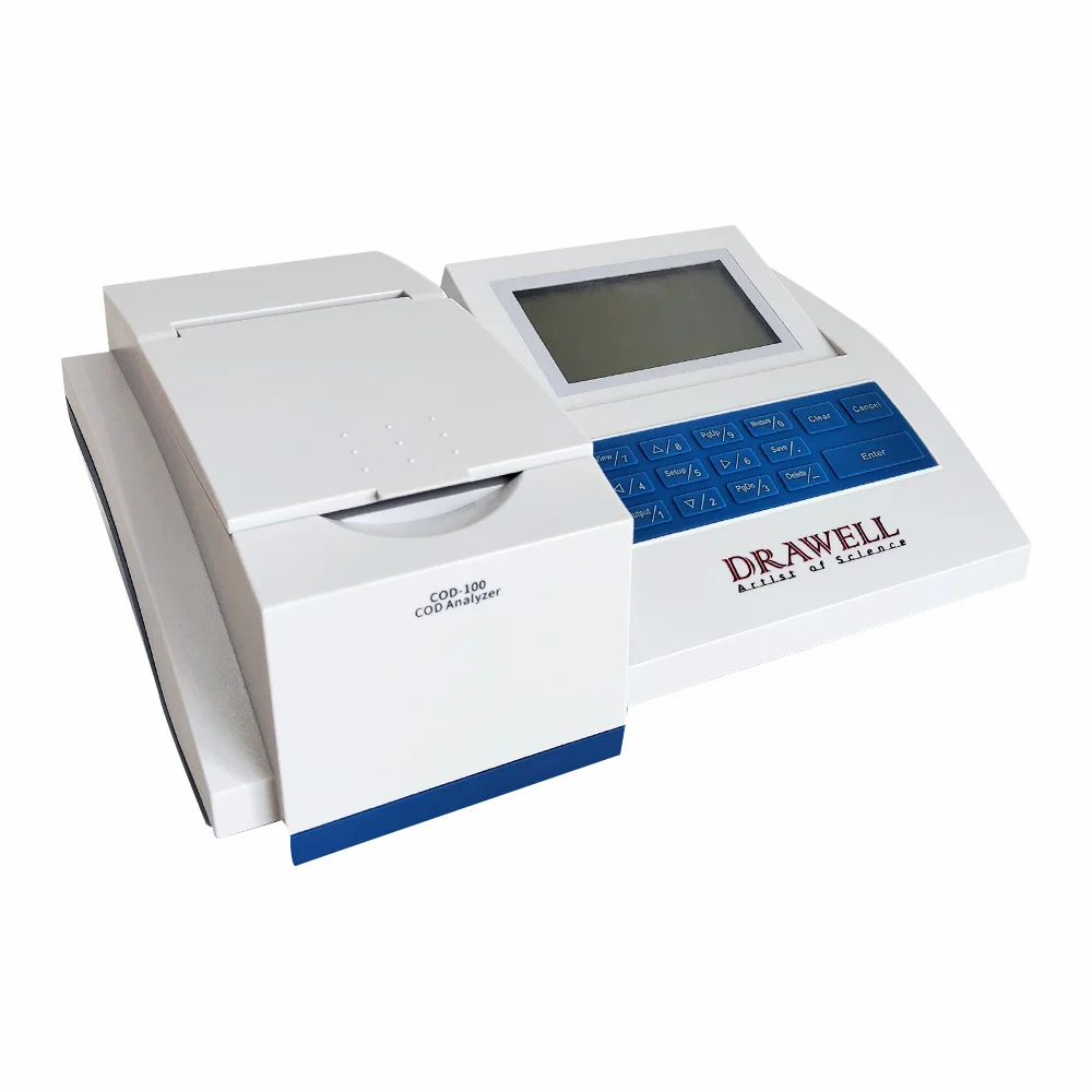 

Drawell COD-100 Chemical Demand Tester Water Treatment Wastewater Digester COD Meter COD Analyzer