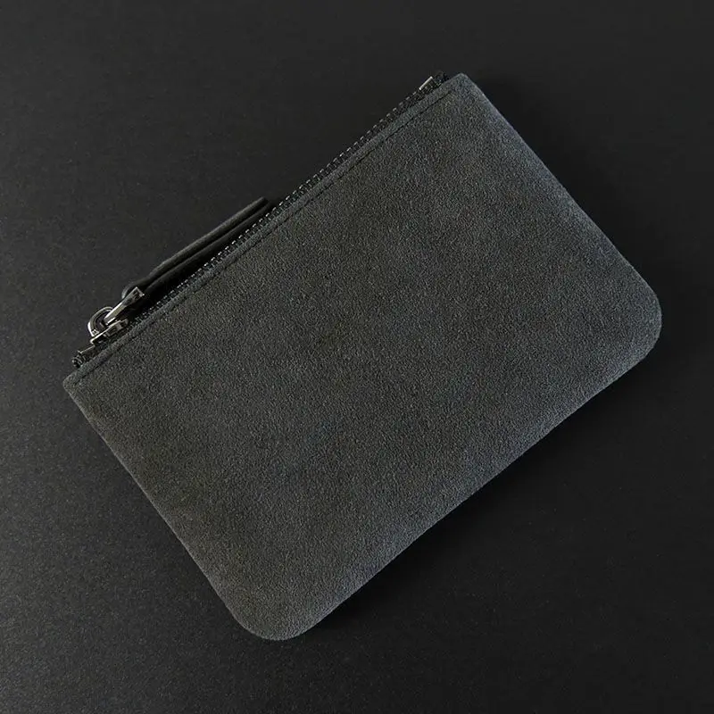 

Кошелек-монетница для женщин и мужчин, маленькая сумка-кошелек на молнии, мини-кошелек для детей, тонкий кожаный держатель для кредитных карт