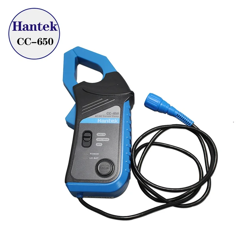 Hantek Oscilloscope AC DC Current Clamp Probe CC-650/CC-65 Transducer BNC Plug Up to 20 kHz /400HZ Bandwidth DC 20mA /650A