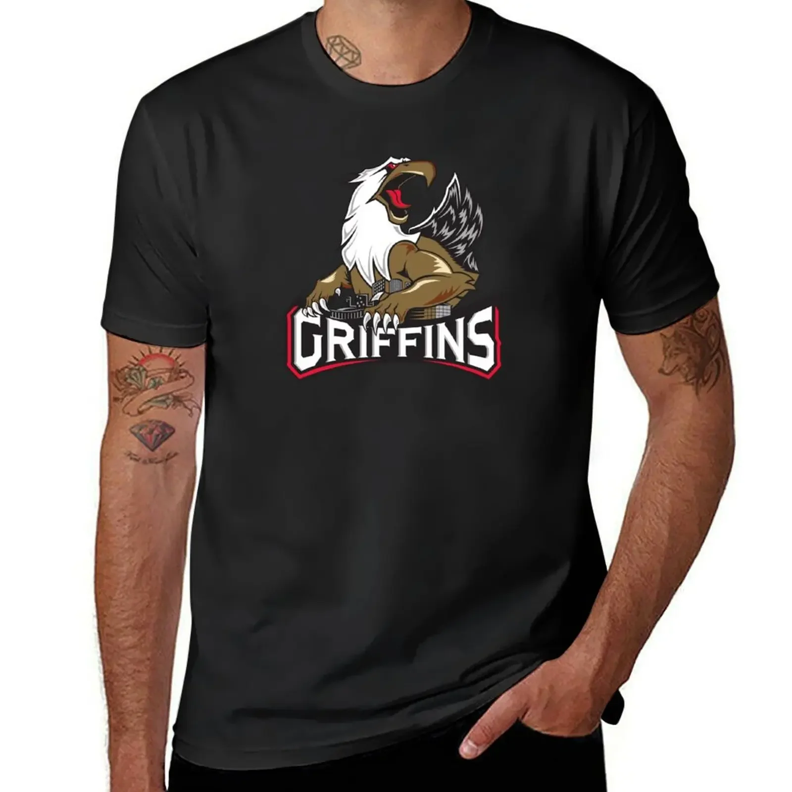 Griffins-Logo T-Shirt anime tshirt boys animal print mens graphic t-shirts