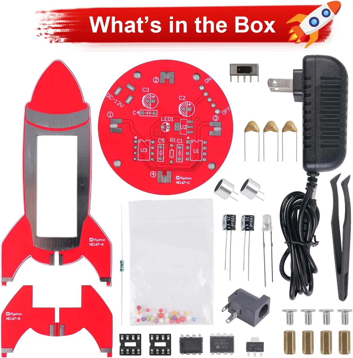 DIY Ultrasonic Levitation Electronics Kit Ultrasonic Suspension Standing Wave Controller STEM Physics Project for School Student