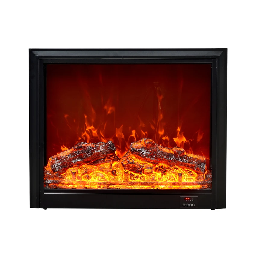 1500W Battery-Powered Insert 3D Decor Electric Fireplace Heater Remote Control Adjustable Thermostat CE RoHS Approved for