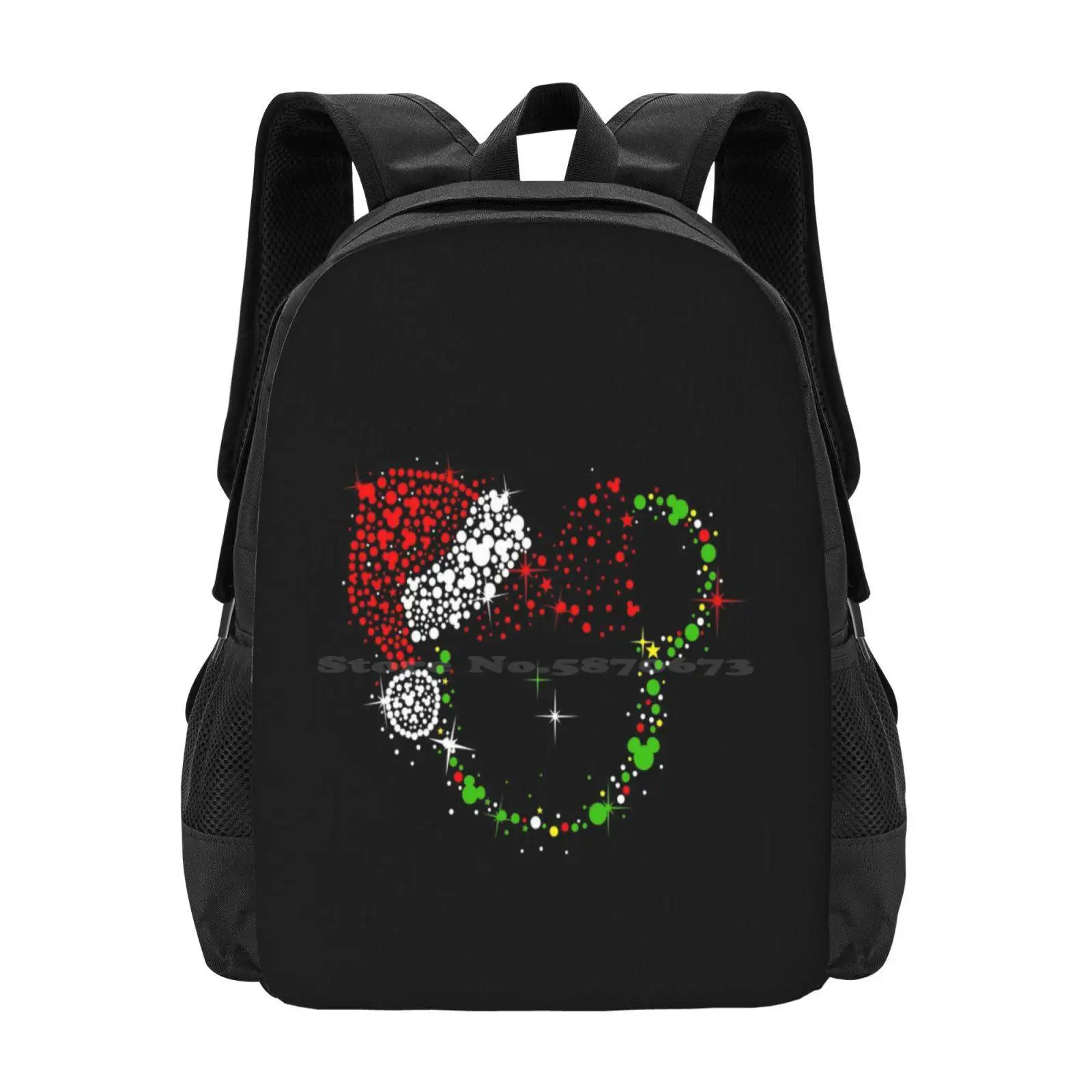 Christmas Minnie Hot Sale Backpack Fashion Bags Xmas White Christmas Winter Happy Holidays Merry Christmas Father Christmas