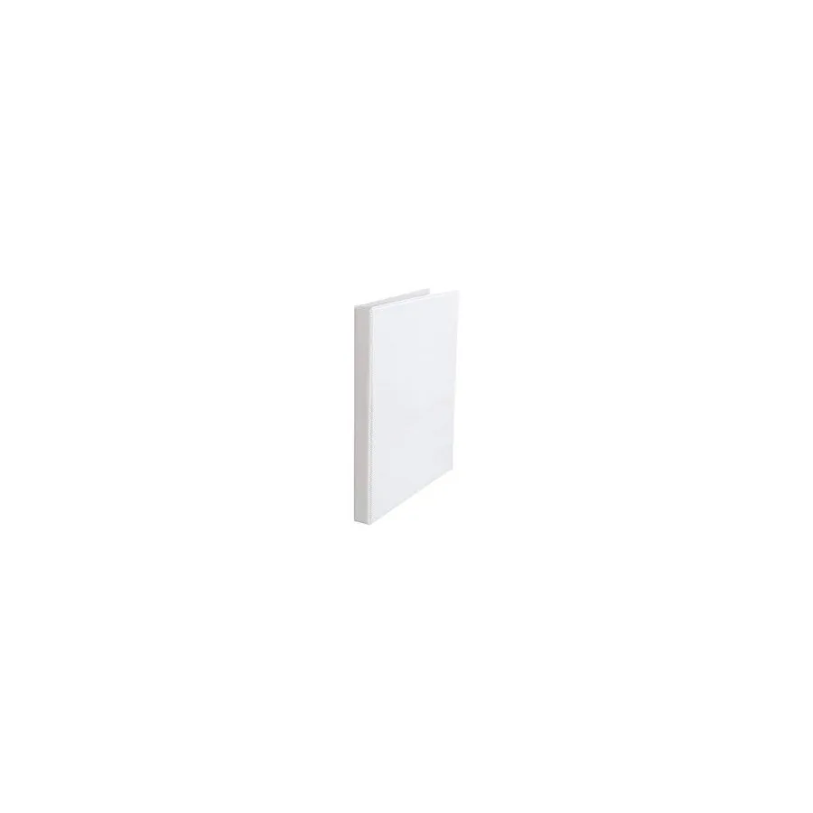 

0.5" Ring Binder Clear View White Half Inch, 120 Sheet Capacity, 4 Pockets, Hard Cover
