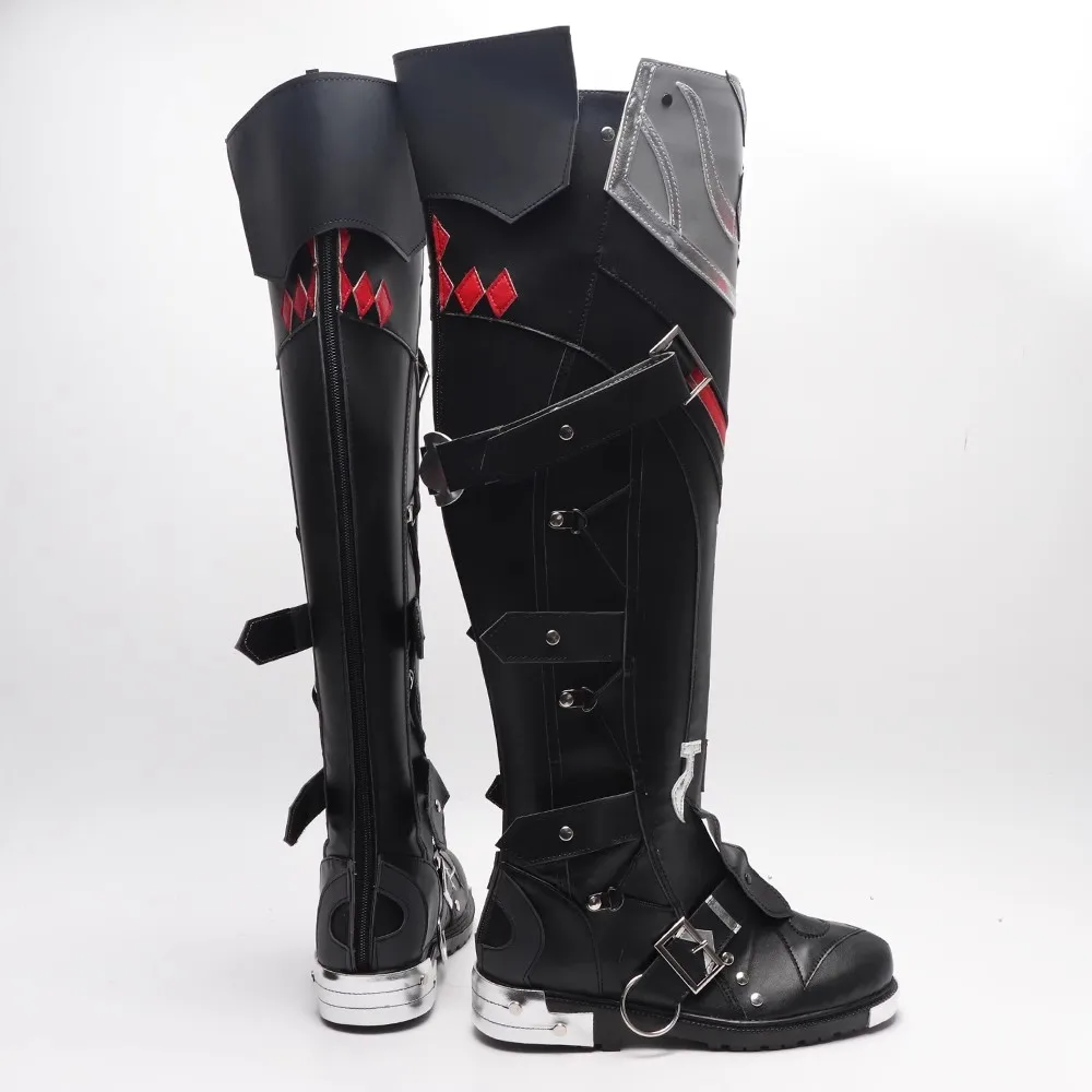 Wriothesley-zapatos de Cosplay de Fontaine Genshin Impact para hombre y mujer, botas de juego de Anime para Halloween y Navidad, accesorios de fiesta