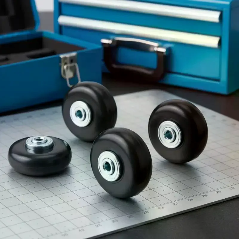 Wear Resistant Universal Suitcase Wheels Silent Travel Luggage Casters Replacement Parts for Luggage Repair